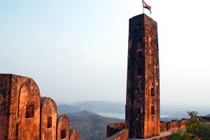 Ponto turístico em Jaipur, na Índia