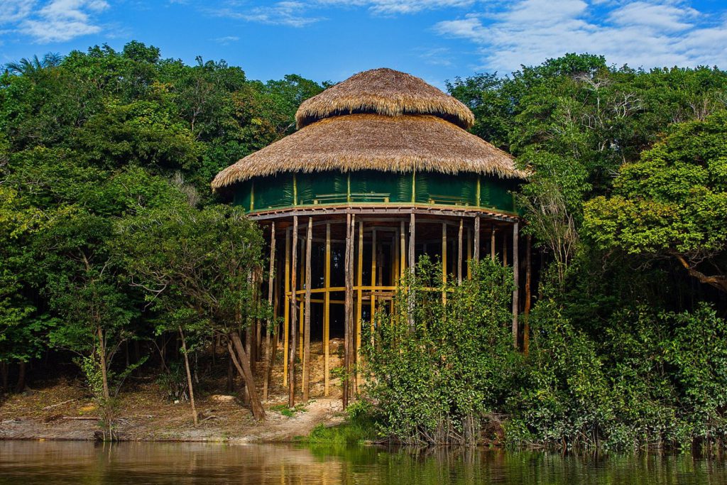 Juma Lodge época da seca dos rios