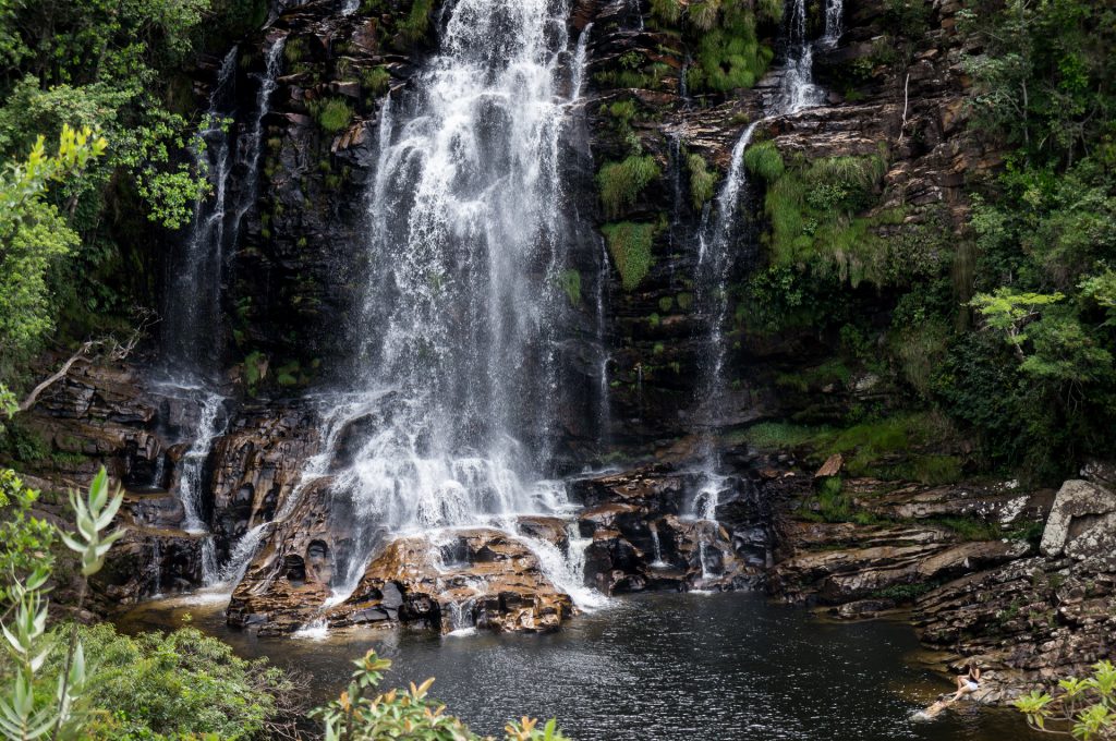 Linda cachoeira na Serra do Cipó