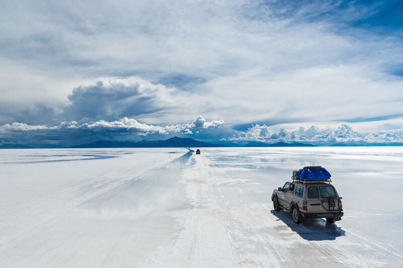 Salar de Uyuni, na Bolívia